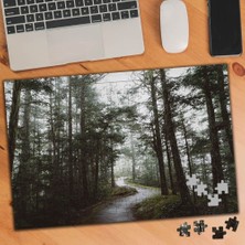 Asilmeydan Sıra Ağaçlar Orman Manzarası 240 Parça Puzzle YAPBOZ-76461