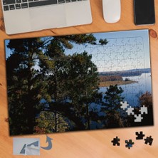 Asilmeydan Ağaç Topluluğu ve Deniz Manzarası 240 Parça Puzzle Yapboz TABLO-242