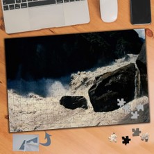 Asilmeydan Kayalıklar, Kirli Su, Dağ 240 Parça Puzzle Yapboz TABLO-387