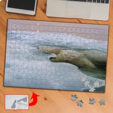 Asilmeydan Kutuplardaki Kutup Ayısı 240 Parça Puzzle Yapboz TABLO-P048