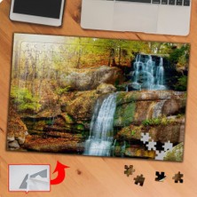 Asilmeydan Ormanda Şelale Manzarası 240 Parça Puzzle YAPBOZ-KS70275