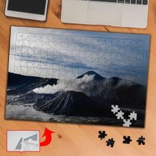 Asilmeydan Yanardağ, Duman, Dağ, Doğa 240 Parça Puzzle Yapboz TABLO-A0028