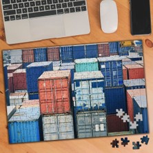 Asilmeydan Tershanede Renkli Konteynerlar 240 Parça Puzzle Yapboz TABLO-015