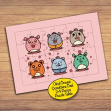 Asilmeydan Sevimli Minik Fareler Çocuklara Özel Puzzle Yapboz TABLO-PZ145