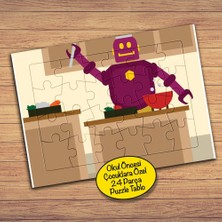 Asilmeydan Mutfaktaki Aşçı Robot Çocuklara Özel Puzzle Yapboz TABLO-276PZ