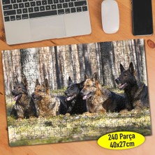 Asilmeydan Akıllı Alman Köpekleri 240 Parça Puzzle Yapboz TABLO-108927862