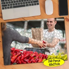 Asilmeydan Organik Gıda Pazarı Alışveriş 240 Parça Puzzle YAPBOZ-109110853