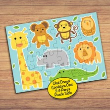 Asilmeydan Bebek Hayvanlar Çocuklara Özel Puzzle Yapboz TABLO-59412