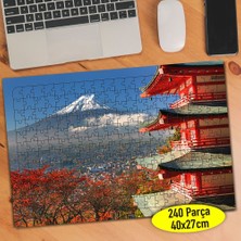 Asilmeydan Japonya Fuji Dağı Doğa Manzarası 240 Parça Puzzle YAPBOZ-46357