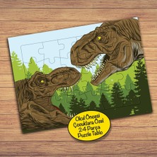 Asilmeydan Ormanda Dev Dinazorlar Çocuklara Özel Puzzle Yapboz TABLO-PZ171