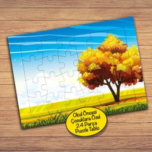 Asilmeydan Yalnız Ağaç Çocuklara Özel Puzzle Yapboz TABLO-28773