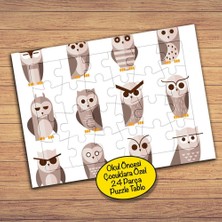 Asilmeydan Sevimli Baykuşlar Çocuklara Özel Puzzle Yapboz TABLO-151PZ