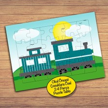 Asilmeydan Demir Yolu - Tren Çocuklara Özel Puzzle Yapboz TABLO-292PZ