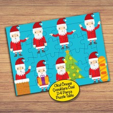 Asilmeydan Noel Baba Kolyajı Çocuklara Özel Puzzle Yapboz TABLO-260PZ