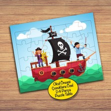 Asilmeydan Korsan Gemisi 24 Parça Çocuklara Özel Yapboz TABLO-3446-670