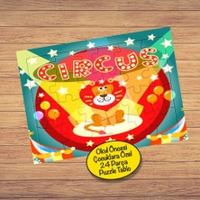 Asilmeydan Sevimli Aslan 24 Parça Çocuklara Özel Yapboz TABLO-1284-3369