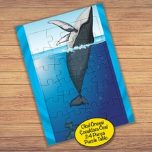 Asilmeydan Mavi Denizde Balina 24 Parça Çocuklara Özel Yapboz TABLO-23903