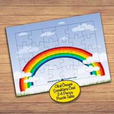 Asilmeydan Rengarenk Gökkuşağı 24 Parça Çocuklara Özel Yapboz TABLO-866