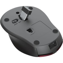 Trust 24019 Zaya Rechargeable Şarj Edilebilir Kablosuz Optik Mouse Kırmızı