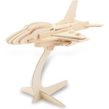 Woodcraft Ahşap Maket F16 Fighter Plane 3D Maket