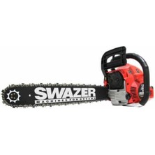 Swazer S-4 Benzinli Testere Ağaç Odun Dal Kesme Makinesi Orman Motoru Motorlu Testere Süper Setli