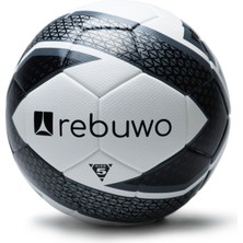 Rebuwo 5 Numara Sert Zemin Futbol Topu Halı Saha Topu Siyah/Beyaz