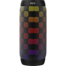 Best Deal Aec Bq - 615 Pro Renkli LED Bluetooth V3.0 3.5mm Nfc Tf Kart Fm Radyo Hoparlör (Yurt Dışından)