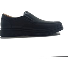 Ekinci Siyah Deri Comfort Günlük Erkek Ayakkabı