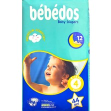 Bebedos Bebek Bezi 4 No. Maxi Boy 44'lü Paket