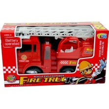 Can Oyuncak Fire Truck Sesli ve Işıklı Çarp Dön Oyuncak Itfaiye Aracı