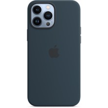 Apple iPhone 13 Pro Max Magsafe Silikon Kılıf – Abyss Blue MM2T3ZM/A