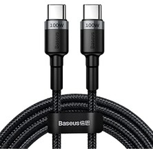 Baseus Cafule Pd2.0 100W Type-C Data ve Şarj Kablosu 20V 5A 2m Gri Siyah (Yurt Dışından)
