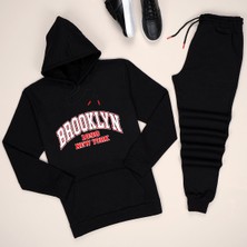 Trendypassion Siyah Brooklyn Esh Düzsiyah Eşofman Takımı