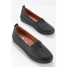 Bambi Siyah Kadın Casual Ayakkabı K01763161209