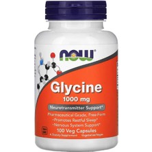 Now Foods, Glycine, 1,000 Mg, 100 Veg Capsul. USA