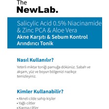 The NewLab. Yağlı Ciltler Için Akne Tonik 200 ml