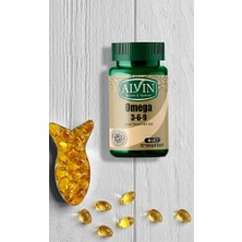 Alvin Omega 3-6-9 İçeren Takviye Edici Gıda, Balık Yağı, Epa ve Dha, 30 Yumuşak Kapsül