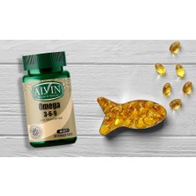 Alvin Omega 3-6-9 İçeren Takviye Edici Gıda, Balık Yağı, Epa ve Dha, 30 Yumuşak Kapsül