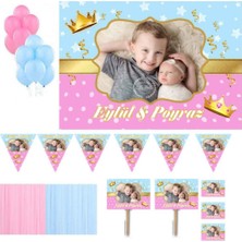 Hayaller Dükkanı Abi Kardeş, Ikiz Doğum Günü Süsleme ve Magnet Setii