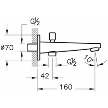 Roca Artema Solid S A42541 El Duşlu Çıkış Ucu