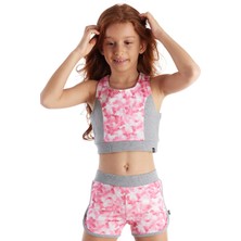Colorinas Sanya Marble Crop Top