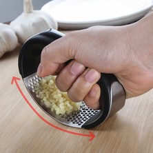 Urve Paslanmaz Saplı Pratik Sarımsak ve Patates Ezici Silindirik