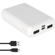 Preo My Power Pocket Sıze PS1B 10000MAH Powerbank Beyaz