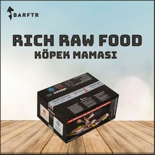 Barftr - Rıch Raw Food 4 kg Köpek Maması (4 Paket - 1000 Gr)