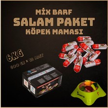 Barftr - Mix Barf 6 kg Salam Köpek Maması (12 Paket - 500 Gr)