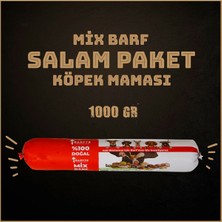 Barftr - Mix Barf 10 kg Salam Köpek Maması (10 Paket - 1000 Gr)