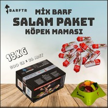 Barftr - Mix Barf 13 kg Salam Köpek Maması (26 Paket - 500 Gr)