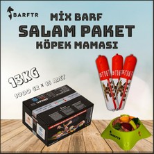 Barftr - Mix Barf 13 kg Salam Köpek Maması (13 Paket - 1000 Gr)