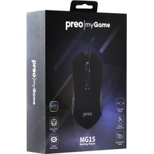 Preo My Game MG15 Rgb LED Kablolu Gaming Mouse