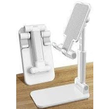 Folding Desktop Telefon Standı Beyaz
